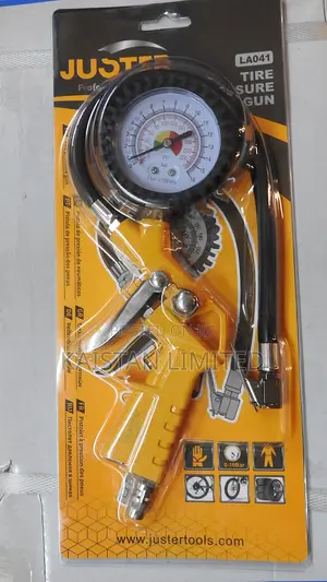 JUSTER Car Tyre Inflator Gun with Pressure Gauge (16 Bar)