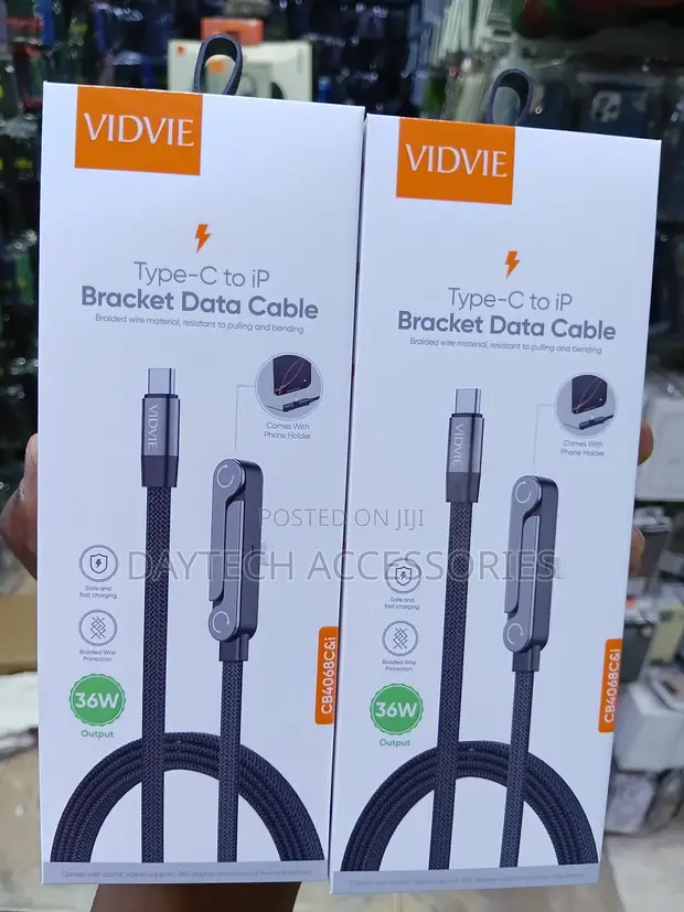 VIDVIE Type-C to Lightning Cable with Bracket - 1