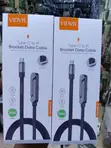 Vidvie 36W USB-C to Lightning Braided Cable with Phone Stand - 5