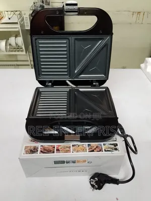 2-in-1 Sandwich and Grill Maker