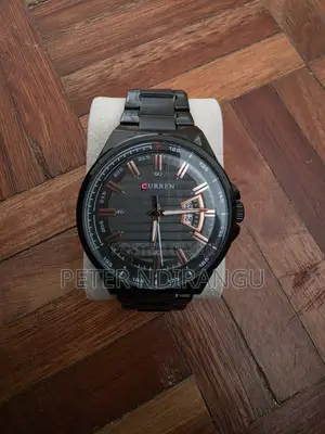 Curren Business Watch yenye Tarehe - Stainless Steel