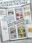 Brand New Bolesi 528L Side-by-Side Built-In Refrigerator - 1