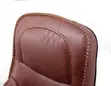 Modern Brown Leather Office Chair - 5