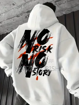LK Signature Graphic Hoodie - 'No Risk No Story'