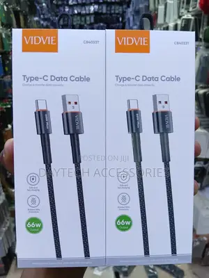 Vidvie CB4033T USB-A to Type-C Cable (66W)