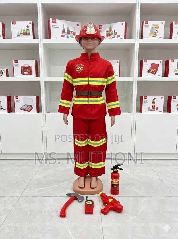Kids Firefighter Roleplay Suit (4-12 Yrs) - 1