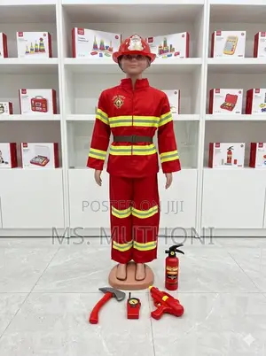 Kids Firefighter Roleplay Suit (4-12 Yrs)