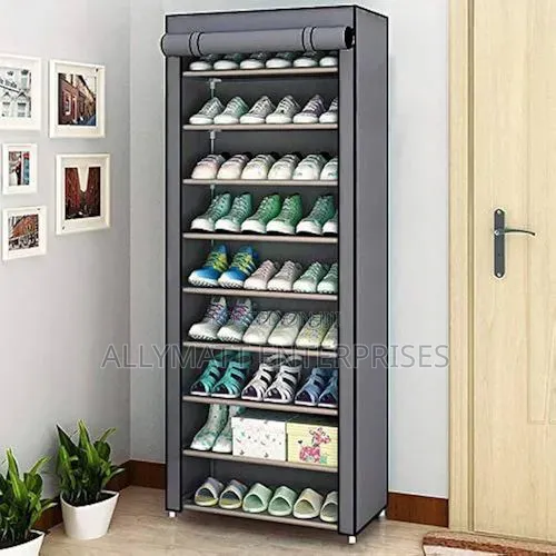 Single Column Zipper Shoe Cabinet - 1