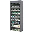 Single Column Zipper Shoe Cabinet - 2