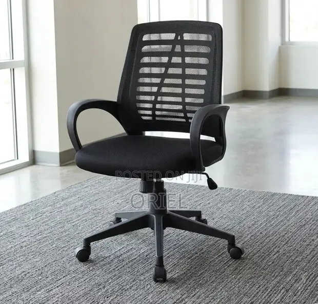 Office Swivel Chair - Black - 1
