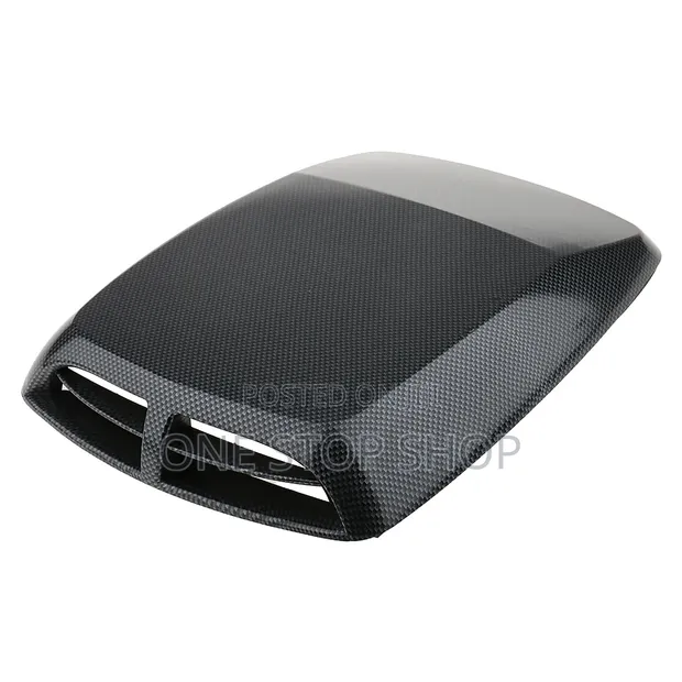 Carbon Fiber Hood Scoop Air Intake Vent Cover - 1