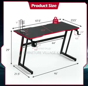 1400mm Gaming Table with LED Light