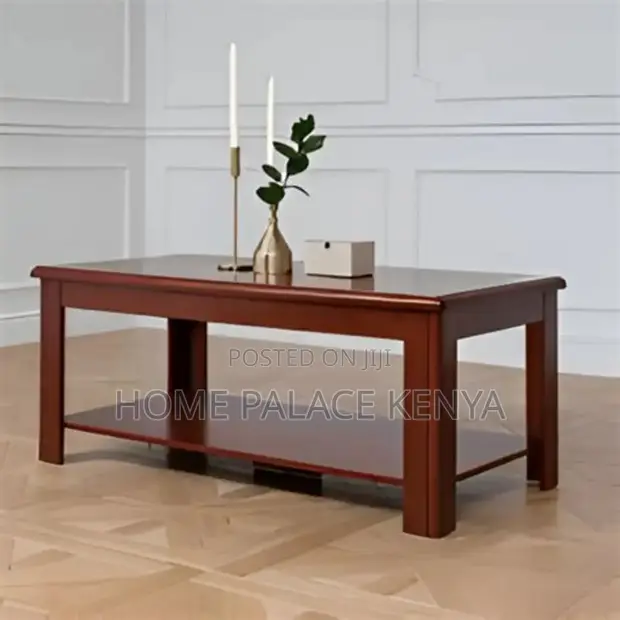 Modern Mahogany MDF Coffee Table - 1