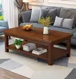 Modern Mahogany MDF Coffee Table - 2