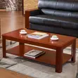 Modern Mahogany MDF Coffee Table - 4