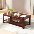 Modern Mahogany MDF Coffee Table - 5