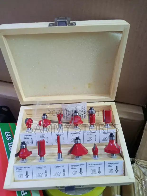 Router Bit Set ya Mbao - Carbides Mkali na Imara - 1