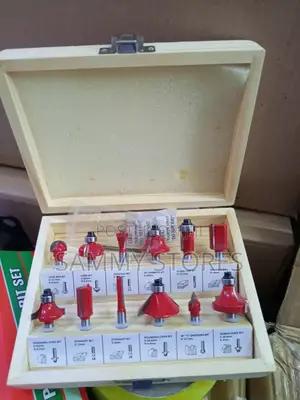 Router Bit Set ya Mbao - Carbides Mkali na Imara