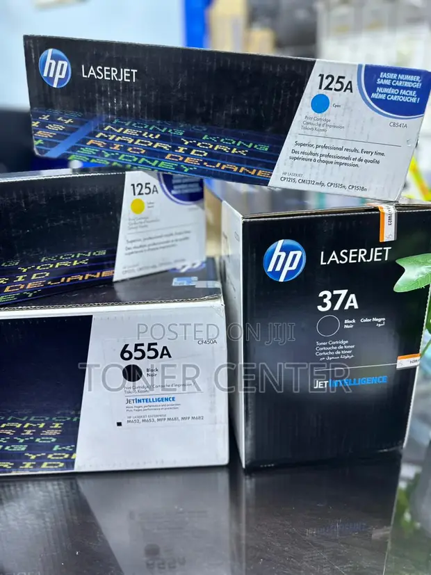 HP 655A Black Original LaserJet Toner Cartridge - 1