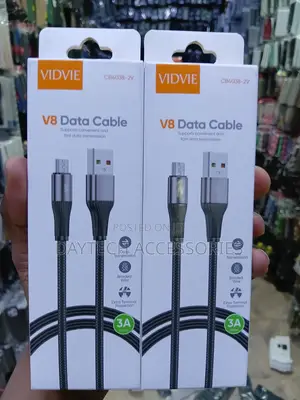 VIDVIE USB to Micro USB Cable 2.4A 1 Meter
