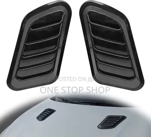 Car Decorative Bonnet Vent Cover - Front Hoods with 2 Air Vents