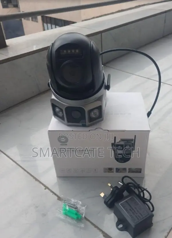 Smart 4G Dual Lens CCTV Camera - V380 Remote View - 1