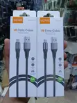 Vidvie Micro USB Fast Charging & Data Cable (1M, Black) - 2
