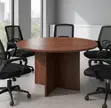 Round Wooden Conference Office Table - 3