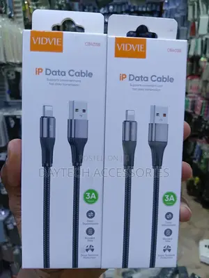 Vidvie CB4038i USB to Lightning Cable ya Data na Kuchaji