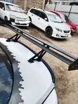 Universal Double Deck Aluminum Rear Spoiler - Nyeusi Matte - 2