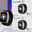 Universal Smart Watch 2030 W008 Nyeusi - 2