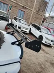Spoiler Mbili za Mrengo Zinazoweza Kurekebishwa za Aloi ya Aluminiamu Nyeusi - 2