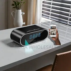 Smart WiFi Alarm Clock Hidden Spy Camera 1080P