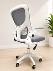 Kiti cha Ofisi cha Ergonomic - Grey & White - 2