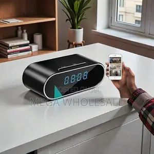 Kamera ya Siri ya Saa ya Alarm ya WiFi ya Ultra HD 4K