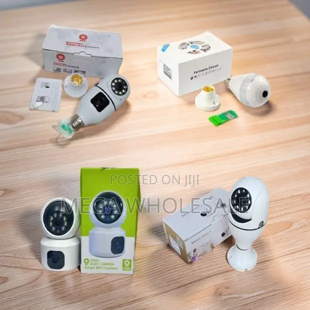 PTZ Wifi Bulb Camera - Single/Dual Lens, Ufuatiliaji wa Mbali - 1