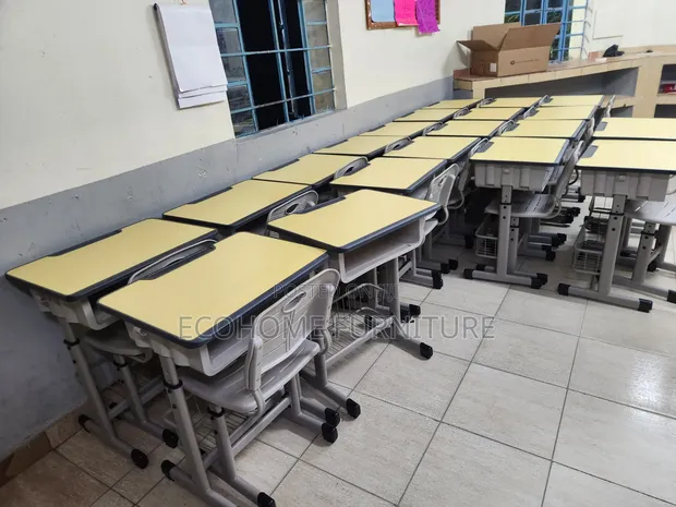 Set ya Dawati na Kiti cha Shule cha Mwanafunzi - 1