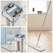 Flat Slide Mop na Seti ya ndoo na Kunyevua bila Mikono - 1