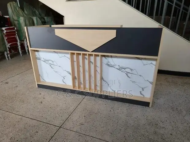 2M Reception Desk - Brown - 1