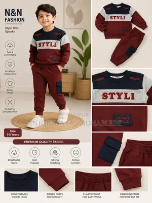 Kids Fashion Tracksuit - Boys