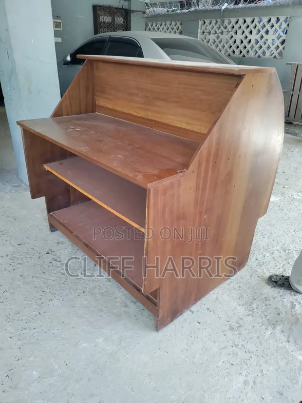 Mvule Reception Desk - 1