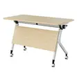 1.4M Folding Light Wood Training Table - 3