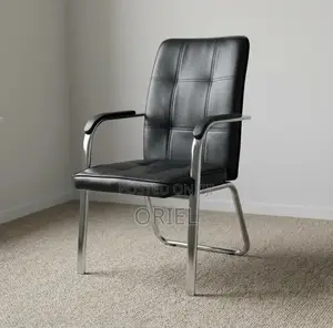 Medium Back Leather Padded Waiting Chair