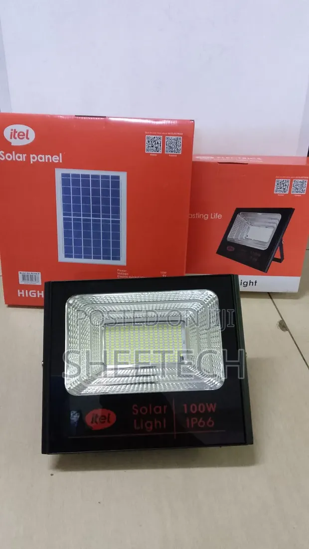 Itel 100W Solar Floodlight - 1