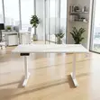 1.2M Electric Smart Work Desk - White - 4