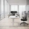 1.2M Electric Smart Work Desk - White - 5