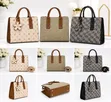 Elegant Beige & Brown Structured Handbag - 2