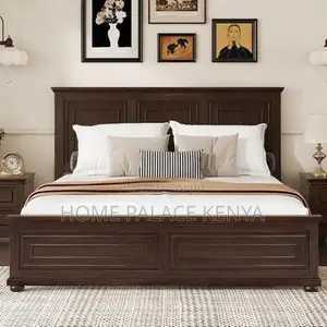 Luxury Contemporary Mahogany Wooden Bed Frame