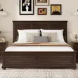 Luxury Contemporary Mahogany Wooden Bed Frame - 1