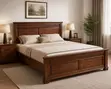 Luxury Contemporary Mahogany Wooden Bed Frame - 3